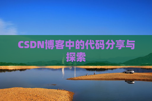 CSDN博客中的代码分享与探索